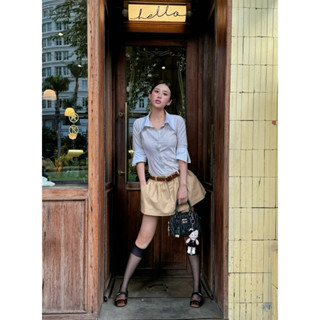 VINTAGEGOUT • PENNY | CHÂN VÁY KAKI (không kèm belt)