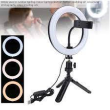 Đèn 26, 30cm Để Bàn, Có Kẹp Điện Thoại, Chân Đèn Gấp Gọn, Quay Video, Livestream