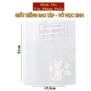 Xấp 10 Tờ bao vở / bọc vở / bìa kiếng bao tập Cường Thịnh Loại Có Nai, siêu dày dành cho học sinh - Minh Thư Vpp