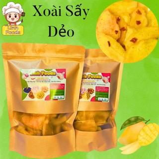 Xoài Sấy Dẻo Muối Ớt - 500gr - Mẫu Túi Kraft