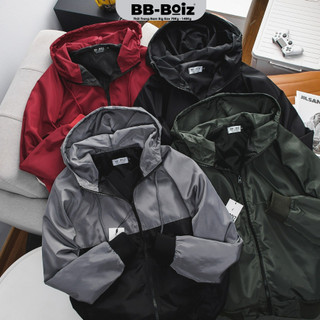 [BigSize] Áo Khoác Dù Nam Phối BB - Boiz Form BigSize L - 3XL [90 -130kg]
