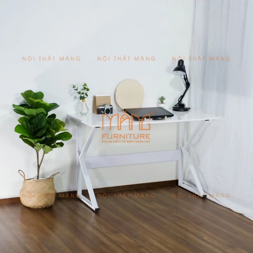 Bàn Làm Việc, Bàn Gaming Nội Thất Măng Chân Sắt nhiều phiên bản, mặt gỗ 1m2,1m, chắc chắn, bền đẹp | BigBuy360 - bigbuy360.vn