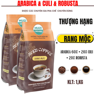 Cà phê hạt nguyên chất,rang mộc arabica 60% + 20% culi +20% robusta .loại thượng hạng