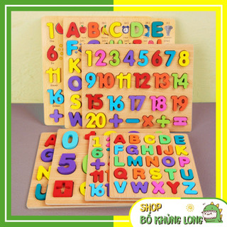 Bảng Chữ Cái Cho Bé Bảng Chữ Cái Gỗ Nổi Chữ Và Số Bảng Chữ Cái Tiếng Việt Đồ Chơi Thông Minh Cho Bé - BỐ KHỦNG LONG