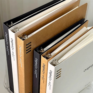 Sổ còng sắt bìa giấy kraft Original S51 vở viết giấy 78GSM kẻ ngang A5/B5 kèm tờ phân trang