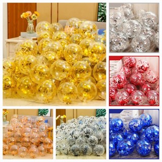 Bóng Sequin kèm nhũ trang trí sinh nhật, bóng trang trí phòng cưới, sự kiện