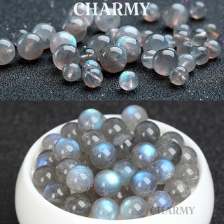 Hạt đá xà cừ labradorite tự nhiên 100% đá hắc nguyệt quang - phụ kiện làm vòng đá