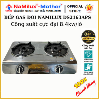 Bếp gas cao cấp namilux na-2163aps|bếp gas đôi namilux ds2163aps|bếp công suất cao|hàng chính hãng