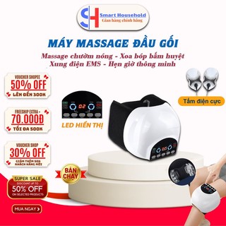 Máy massage khớp gối 6d g88, mát xa chườm nóng xoa bóp hỗ trợ giảm đau nhức khớp gối - máy matxa đầu gối có hẹn giờ