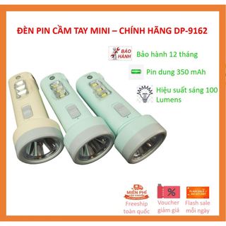 Đèn pin cầm tay mini công suất 3w - chính hãng dp 9162 - nhỏ gọn, bảo hành 6 tháng