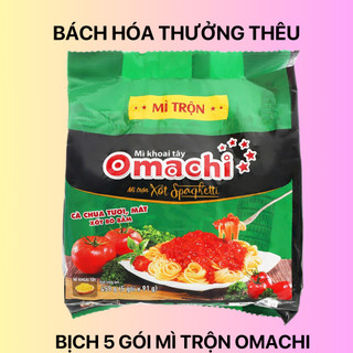 Bịch 5 Gói x 91g Mì trộn khoai tây Omachi sốt Spaghetti 5 gói x 91g