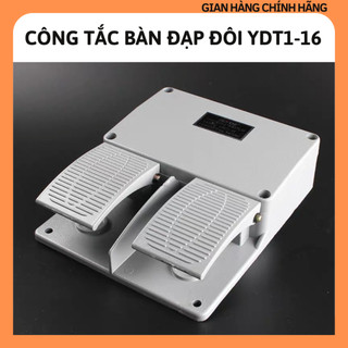 Công tắc bàn đạp chân kép YDT1-16,công tắc bàn đạp chân đôi,công tắc chân YDT1-16,bàn đạp nhôm,công tắc điều khiển bàn