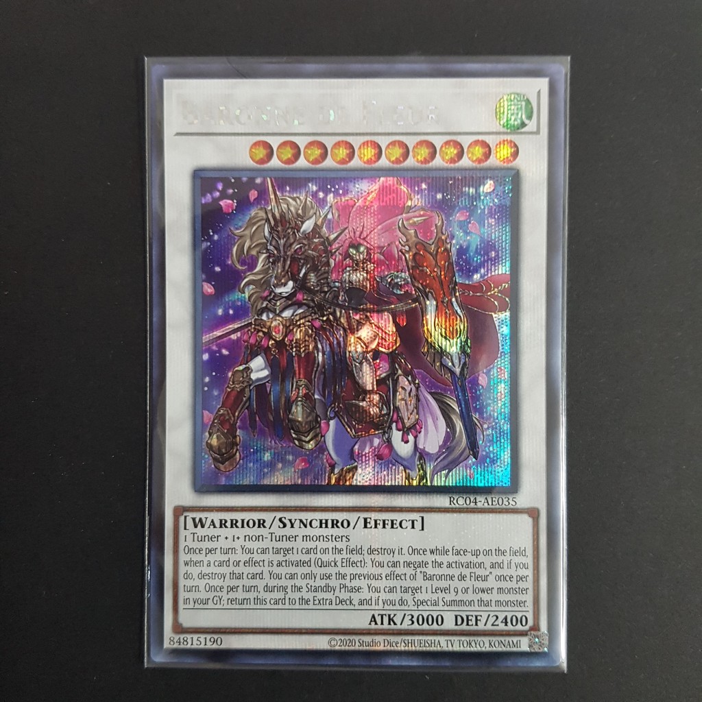 Lá thẻ bài Baronne de Fleur - RC04-AE035 - Secret Rare