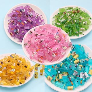 Chai nước ngọt mini,chai rượu mini ,charm trang trí xinh xắn đồ chơi nhà búp bê 1/12