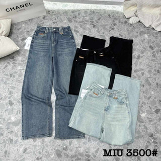 QUẦN JEANS SUÔNG PHA TAG DA FROM BASIC HÀNG QCL1 MS30001