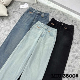 QUẦN JEANS SUÔNG PHA TAG DA FROM BASIC HÀNG QCL1 MS30001