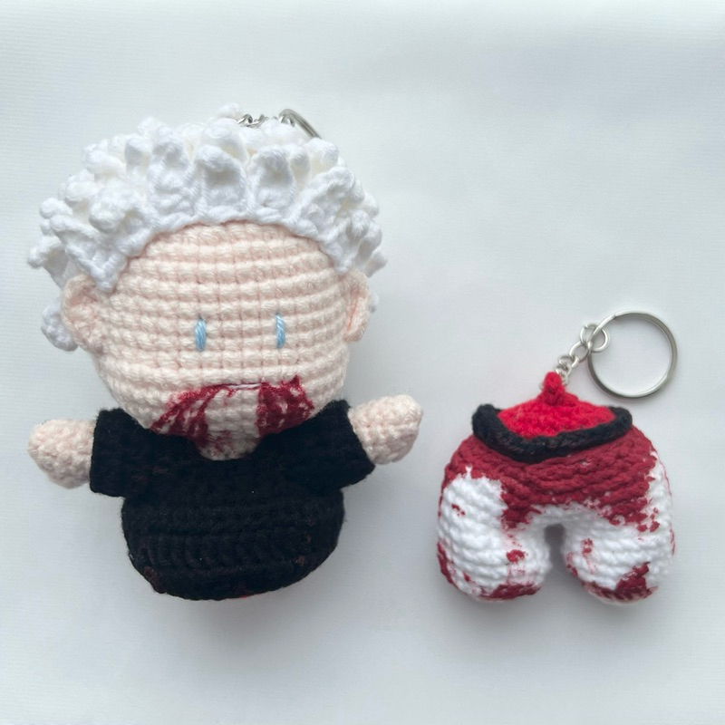 [CÓ SẴN/HCM] MÓC KHOÁ LEN DOLL GO VÀ JO (GOJO)