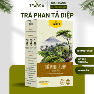   COMBO 10 HỘP  Trà Phan Tả Diệp Nhuận Tràng Dứt Táo Bón Nhanh Giảm Cân | 30 Gói x 3g Túi Lọc TEABOX 