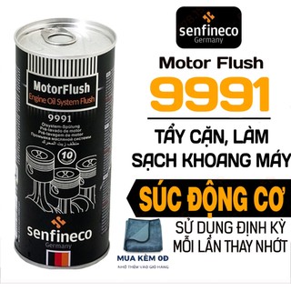 Senfineco 9991 443ml, nhập đức, phụ gia súc rửa động cơ, tẩy cặn bẩn, làm sạch khoang nhớt oto