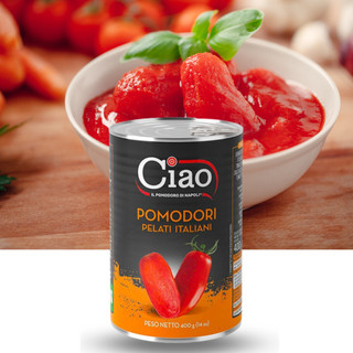 Cà chua bóc vỏ hộp Ciao nhập khẩu Ý 400g, Peeled tomato