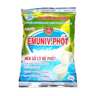 Combo 5 gói men xử lý bể phốt emuniv.phốt 200g