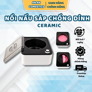 Nồi nấu sáp wax lông cao cấp ceramic chống dính, nồi đun sáp wax