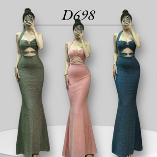 D698 - đầm body yếm khoen v1 đi tiệc, đi chơi,… - ngọc lucie