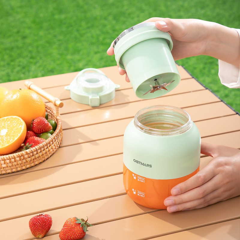 Máy xay sinh tố mini đa năng OSTMARS, máy xay sinh tố cầm tay OSTMARS, máy xay Sinh Tố Hoa Quả tiện 