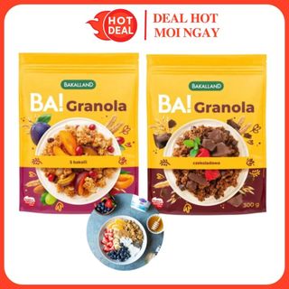 Ngũ Cốc Bakalland Nam Việt Quất/Trái Cây Hạnh Nhân/Socola Gói 300G
