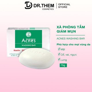Xà Phòng Tắm Acnes Ngăn Ngừa Mụn Lưng, Cổ, Vai, Ngực Acnes Washing Bar 75g (Xà Bông)- Dr Thêm