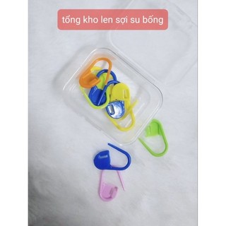Set hộp 10 móc ghim đánh dấu bằng nhựa