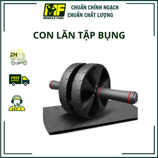 Con lăn tập bụng 2 bánh cao cấp + tặng kèm thảm