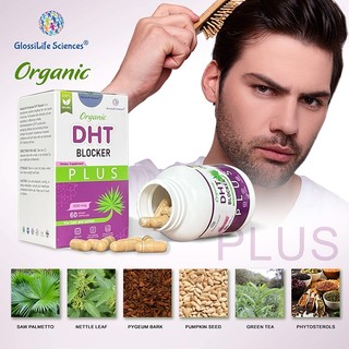 Viên uống DHT Blocker Plus 60 Viên Hỗ Trợ Mọc Tóc, Chặn DHT Dành Cho Nam, Nữ