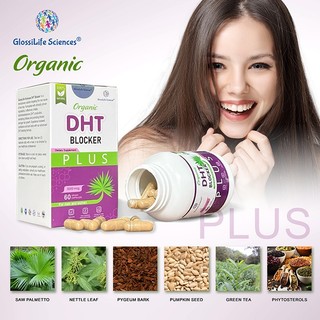 Viên uống DHT Blocker Plus 60 Viên Hỗ Trợ Mọc Tóc, Chặn DHT Dành Cho Nam, Nữ
