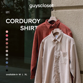 Áo Sơ Mi Nhung Tăm Nam GUY's Closet - Chất Liệu Corduroy Dày Dặn, Dáng Suông - Form Rộng, Nhiều Màu
