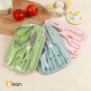 Bộ dao thớt chế biến ăn dặm 5 món