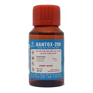 Hantox 200 - pha nước phun xịt diệt ve, rận, kiến, gián, ruồi