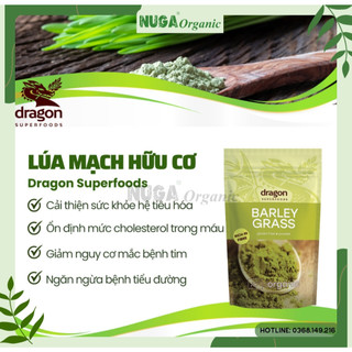 Bột Cỏ lúa mạch hữu cơ - Dragon Superfoods - 150g