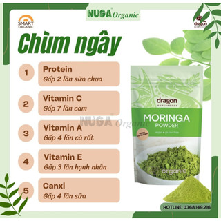 Bột chùm ngây hữu cơ - Dragon Superfoods - 200g