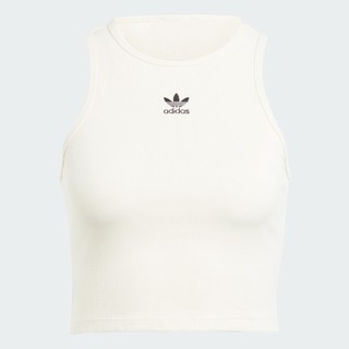 Adidas Phong cách sống Áo Tank Top Thun Gân Essentials Nữ trắng IJ8257