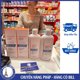 Dầu gội Ducray Anaphase+ Shampoo giúp bổ sung dưỡng chất ngăn rụng tóc, phục hồi tóc hư tổn và giúp kích thích mọc tóc c
