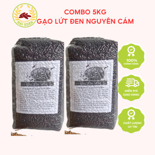 Combo 5kg Gạo lứt đen dẻo điện biện, ăn kiêng, giảm cân, healthy - eatclean | Gạo lứt Mai Xuân