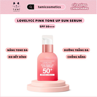[Mẫu Mới] Tinh Chất Dưỡng Trắng, Chống Nắng Lovelycc Pink Tone Up Sun Serum 30ml