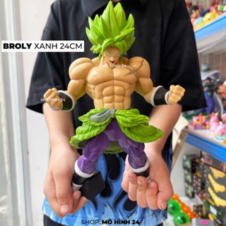 [24cm] Mô hình cao cấp Super Saiyan Broly Xanh 24cm trong Dragon Ball 7 viên ngọc rồng anime dragonball đồ chơi goku