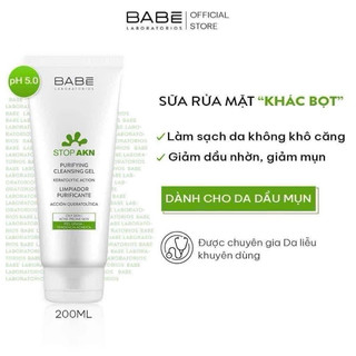 Sữa rửa mặt BaBe 200ml