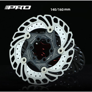 Đĩa phanh xe đạp Tản nhiệt IIIPRO 160mm 140mm Đĩa thắng 6 ốc xe đạp