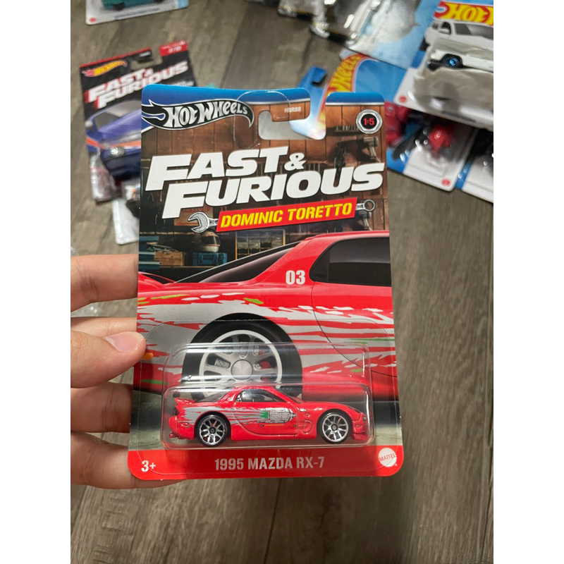 Hotwheels 2024 Mazda RX7 F&F/ mô hình ô tô