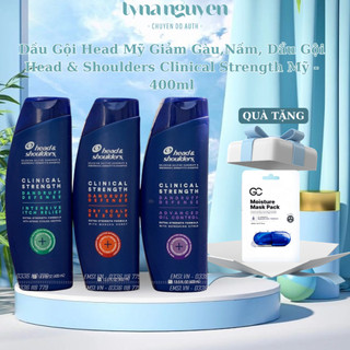 Dầu gội head mỹ giảm gàu,nấm, dầu gội head & shoulders clinical strength mỹ - 400ml