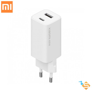 Bộ Sạc Xiaomi GaN 65W Type-C AD65G AD52G ( Type A + Type C) Kích Thước Nhỏ Gọn - Bảo Hành 6 Tháng