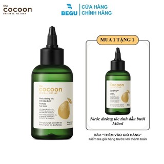 [MUA 1 TẶNG 1] Nước dưỡng tóc tinh dầu bưởi Cocoon 140ml (Quà Tặng Tự Thêm Vào Đơn Hàng)